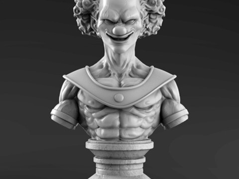 Belmod Bust Figurine 3D Print Model