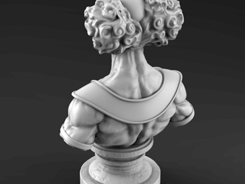 Belmod Bust Figurine 3D प्रिंट मॉडल