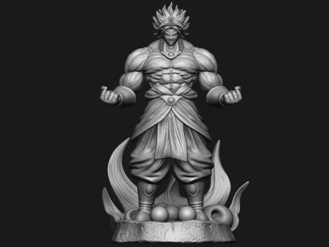 ब्रॉली - ड्रैगनबॉल फाइटरजेड 3D प्रिंट मॉडल