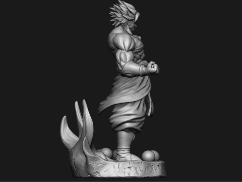 Broly - Dragonball FighterZ 3D Print Model