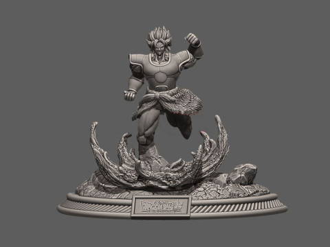 Broly Diorama 3D 프린트 모델