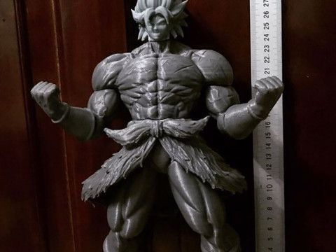 Broly Diorama 3D 프린트 모델