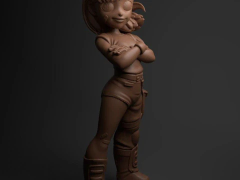 Bulma Dragon Ball Z 3D Print Model