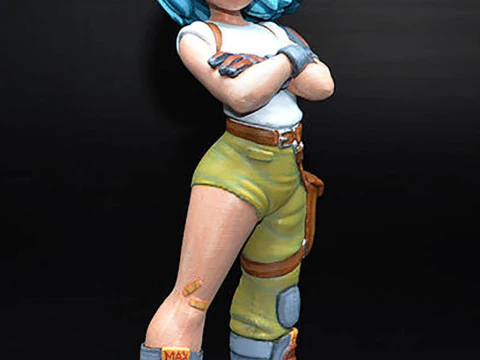 Bulma Dragon Ball Z 3D Print Model