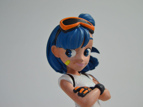 Bulma Dragon Ball Z 3Dプリントモデル