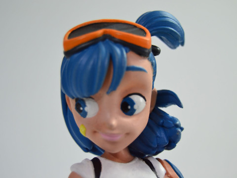 Bulma Dragon Ball Z 3Dプリントモデル