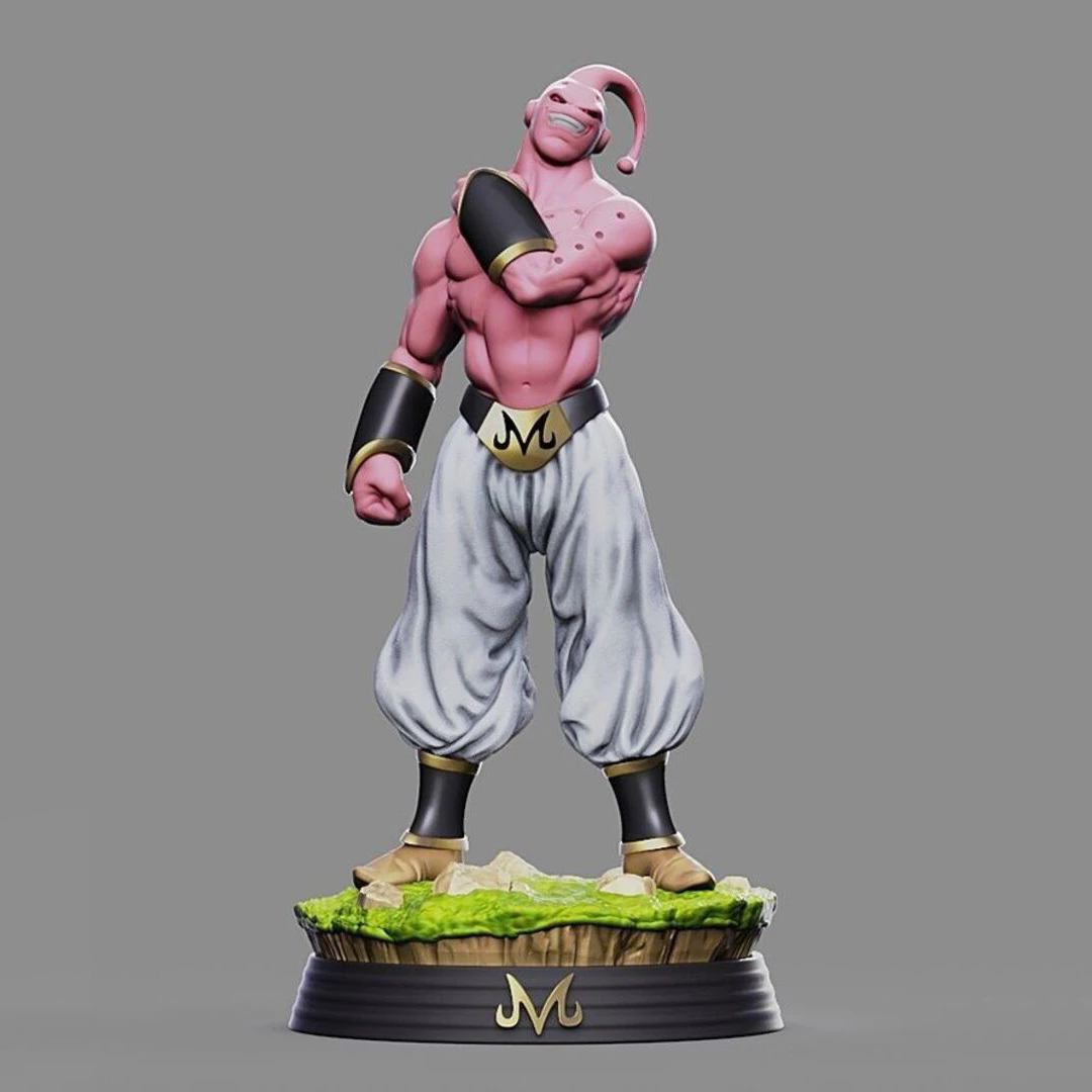 Super Buu Figure 3D Print Model .c4d .max .obj .3ds .fbx .stl .blend