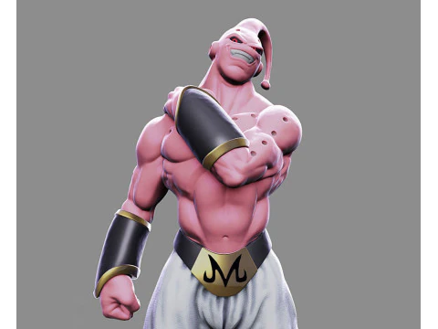 Super Buu Figure 3D Print Model