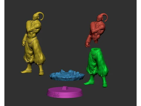 Super Buu Figure 3D Print Model