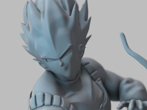 Dragon Ball Super - Vegeta 3D Print Model