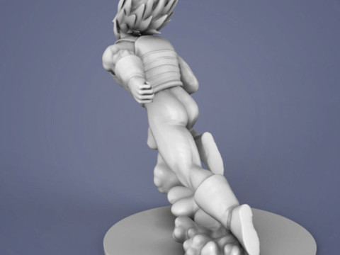 Vegeta Figurine 3D Print Model