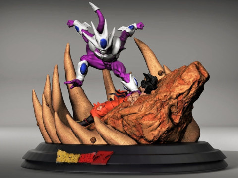 Cooler Vs Goku 3D Print Model
