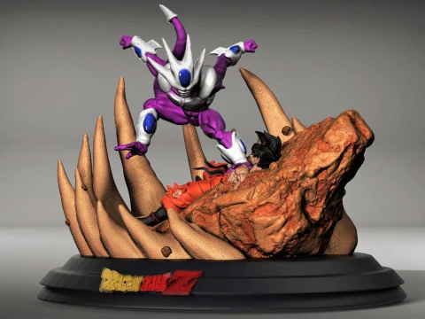 Cooler Vs Goku 3D Print Model