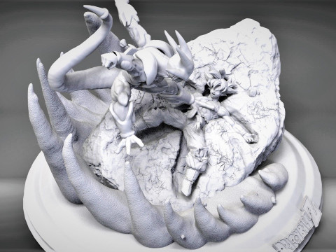 Cooler Vs Goku 3D Print Model