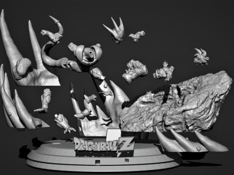 Cooler Vs Goku 3D Print Model