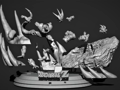 Cooler Vs Goku 3D Print Model