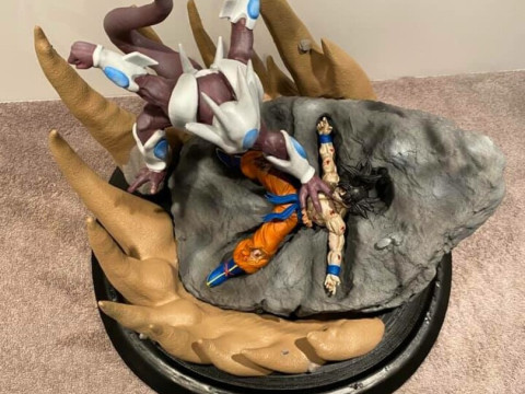 Cooler Vs Goku 3D Print Model