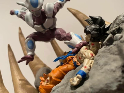 Cooler Vs Goku 3D Print Model