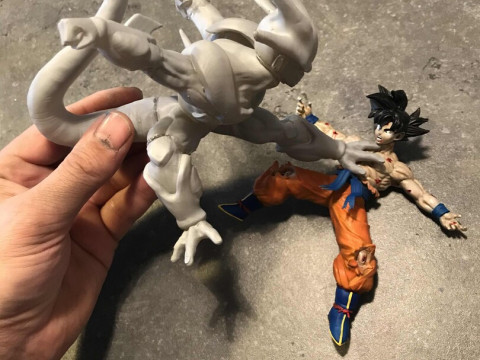 Cooler Vs Goku 3D Print Model