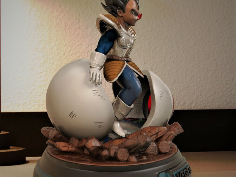 Vegeta in Capsule 3D 프린트 모델