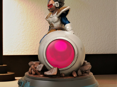 Vegeta in Capsule 3D 프린트 모델