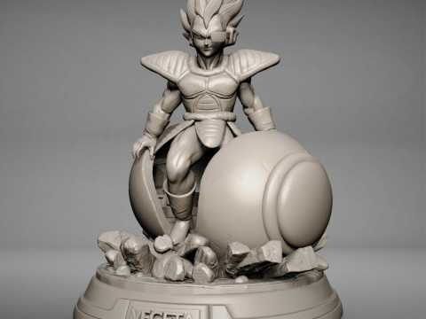Vegeta in Capsule 3D 프린트 모델