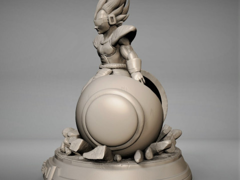 Vegeta in Capsule 3D 프린트 모델