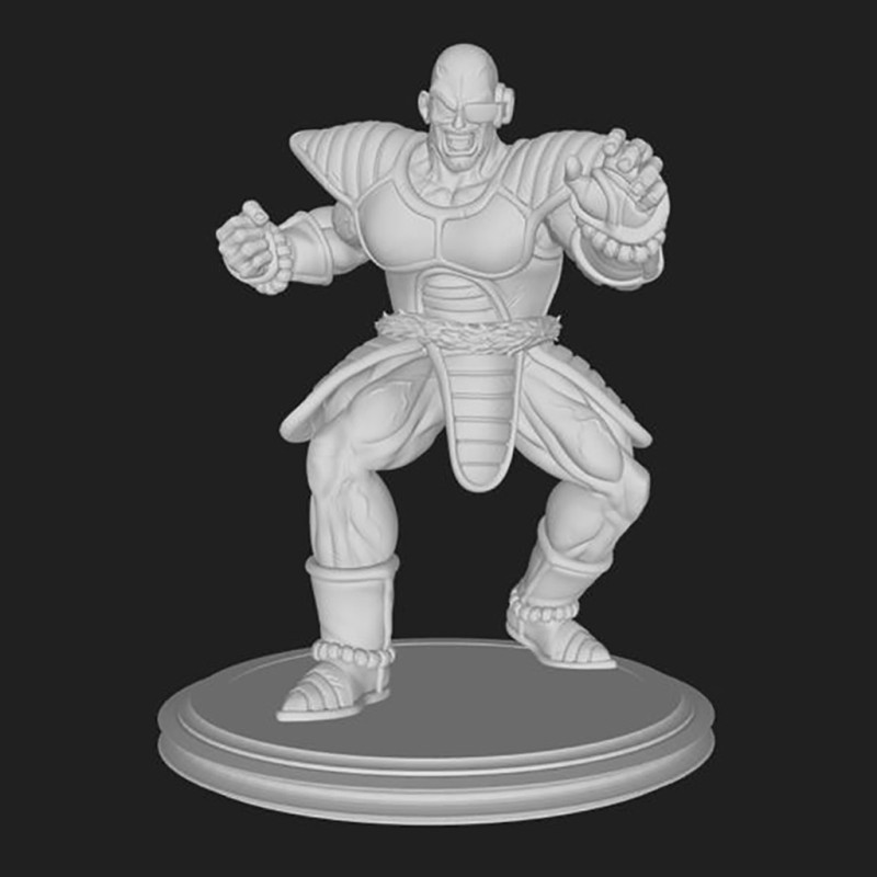 Nappa Dragon Ball Z 3D Print Model .c4d .max .obj .3ds .fbx .stl .blend 