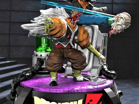 Android 17 vs Dr Gero 3D printmodel