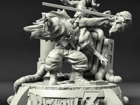 Android 17 vs Dr Gero 3D Print Model