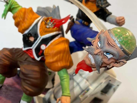 Android 17 vs Dr Gero 3D 프린트 모델