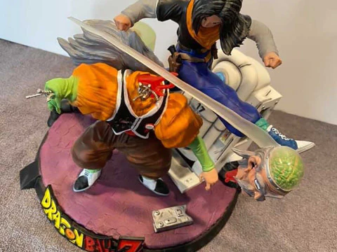 Android 17 vs Dr Gero 3D Print Model