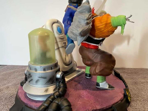 Android 17 vs Dr Gero 3D 프린트 모델