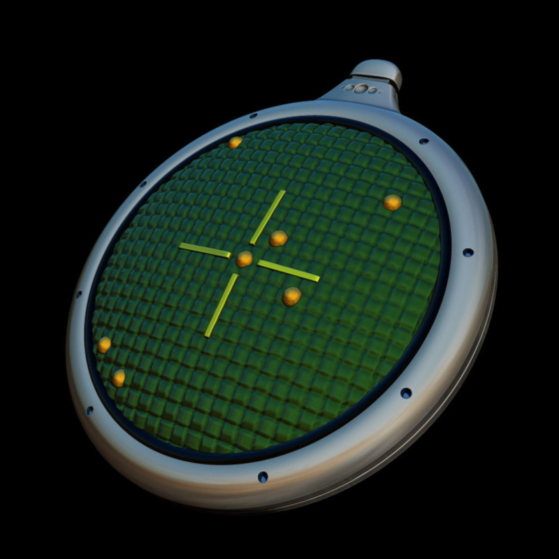 Dragon Ball Radar Model Cetak 3D .c4d .max .obj .3ds .fbx .stl .blend
