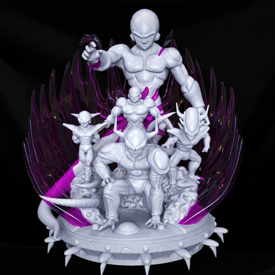 Frieza Evolutions 3D Print Model .c4d .max .obj .3ds .fbx .stl .blend 