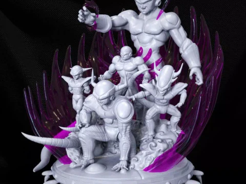 Frieza Evolutions 3D Print Model