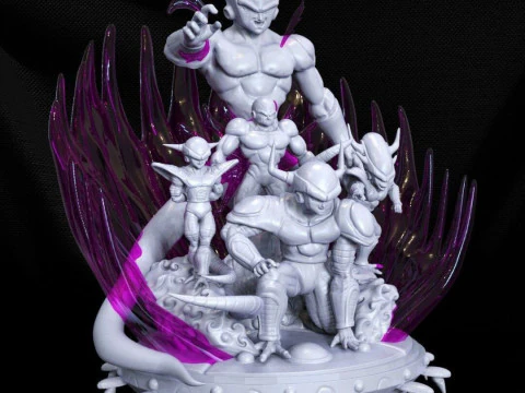 Frieza Evolutions 3D Print Model