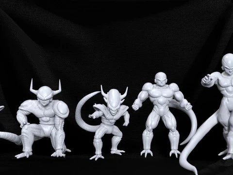 Frieza Evolutions 3D Print Model