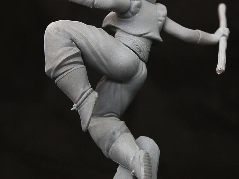 Gogeta Female Version 3D Print Model