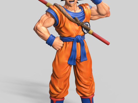 Goku Dragon Ball Z 3D Baskı Modeli