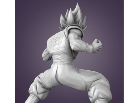 Goku Figurine 3Dプリントモデル