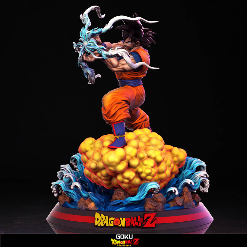 GOKU DRAGON BALL Z Modelo de impresión 3D .c4d .max .obj .3ds .fbx .stl .blend 