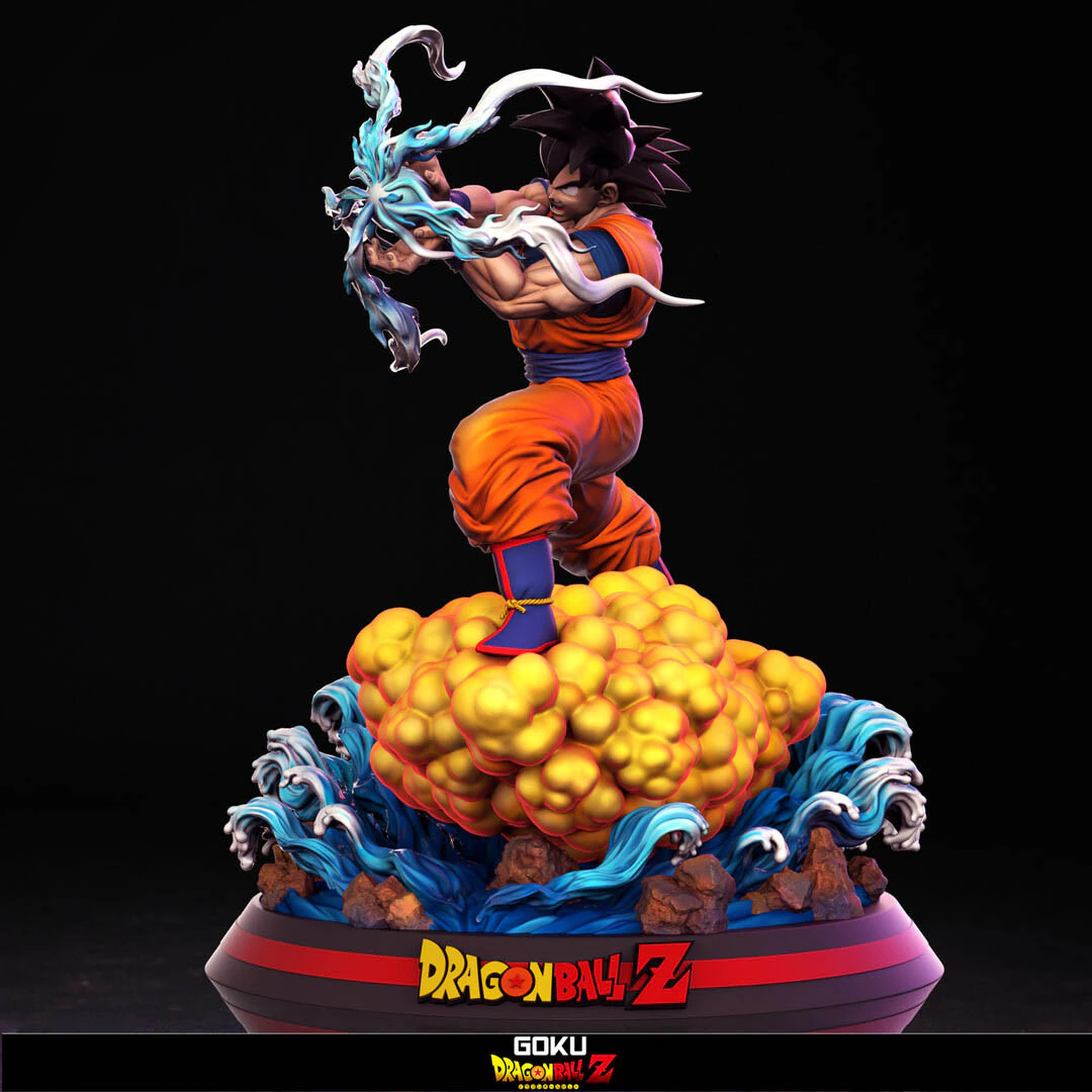 GOKU DRAGON BALL Z 3D Print Model .c4d .max .obj .3ds .fbx .stl .blend 