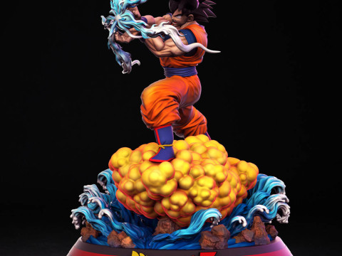 GOKU DRAGON BALL Z Modello di stampa 3D