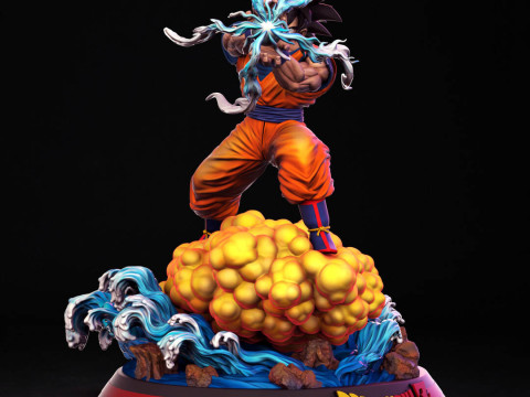 GOKU DRAGON BALL Z Modelo de impresión 3D