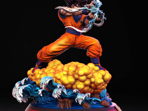 GOKU DRAGON BALL Z Modelo de impresión 3D