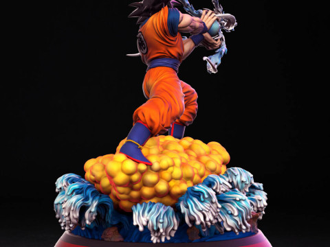 GOKU DRAGON BALL Z Modelo de impresión 3D