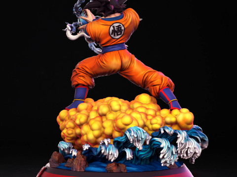 GOKU DRAGON BALL Z Modelo de impresión 3D