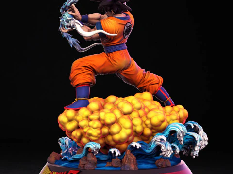 GOKU DRAGON BALL Z 3D Print Model