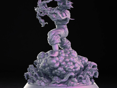 GOKU DRAGON BALL Z Modelo de impresión 3D
